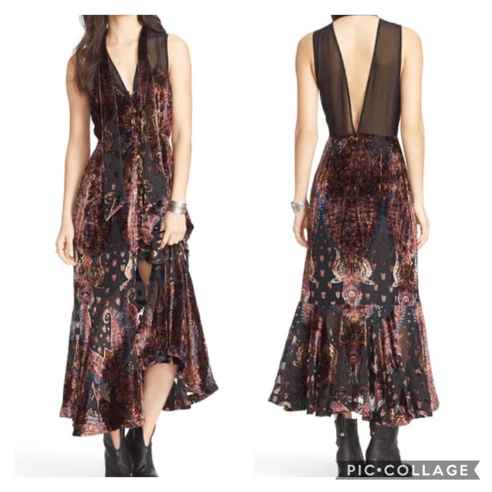 FREE PEOPLE | Hands to Hold Burnout Maxi Dress
